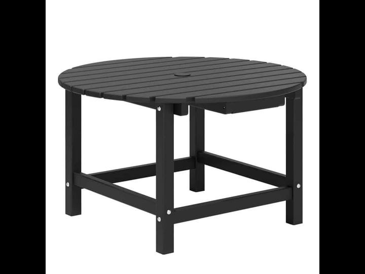 wiawg-32-in-black-outdoor-coffee-table-round-hdpe-table-with-umbrella-hole-weather-resistant-large-s-1