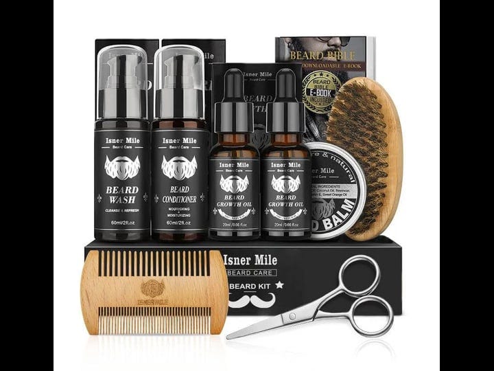 isner-mile-beard-growth-kit-for-men-mustache-beard-grooming-kit-men-gifts-set-beard-upkeep-kit-1