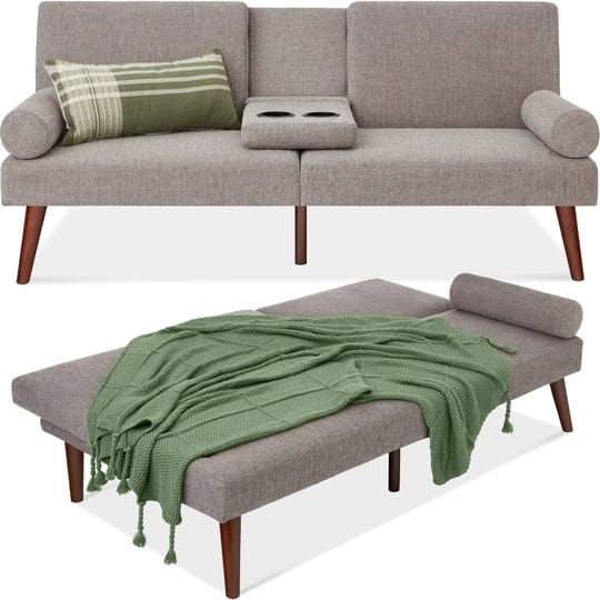 best-choice-products-fabric-upholstered-convertible-futon-w-rounded-armrests-wooden-legs-2-cupholder-1