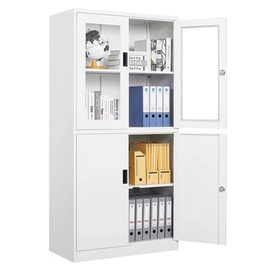 fesbos-metal-storage-cabinet-for-home-office-71-glass-lockable-door-2-adjustable-shelf-organizer-pan-1