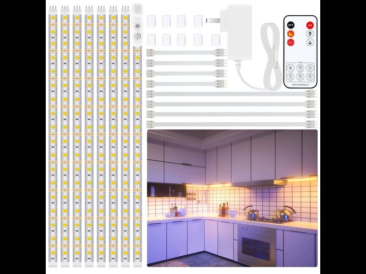 lafulit-8-pcs-under-cabinet-lighting-kit-stick-on-lights-flexible-led-strip-lights-with-rf-remote-an-1