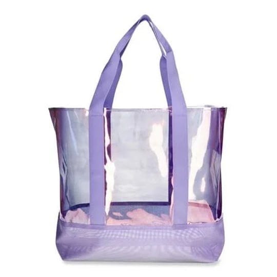 no-boundaries-womens-vinyl-beach-tote-bag-with-mesh-bottom-purple-fusion-size-small-1