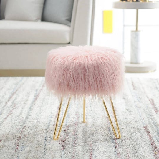 comfortland-fuzzy-stool-for-makeup-desk-for-dressing-room-fluffy-pink-fur-vanity-chair-for-vanity-ta-1