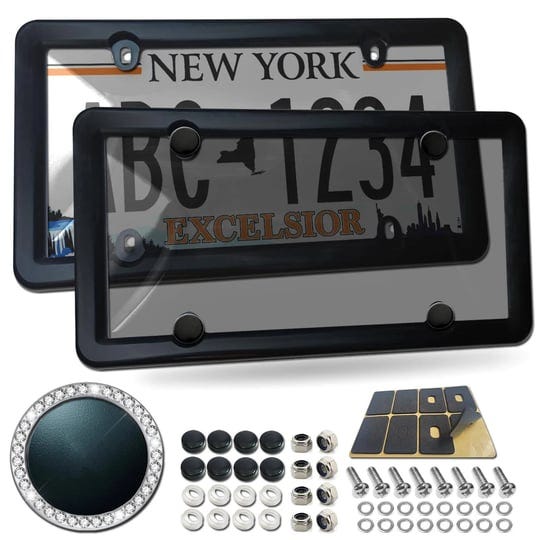 bggtmo-license-plate-covers-frames-2-set-bubble-front-and-rear-plate-protectors-black-plastic-car-ta-1