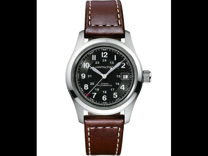 hamilton-h70455533-mens-khaki-field-leather-automatic-watch-brown-1