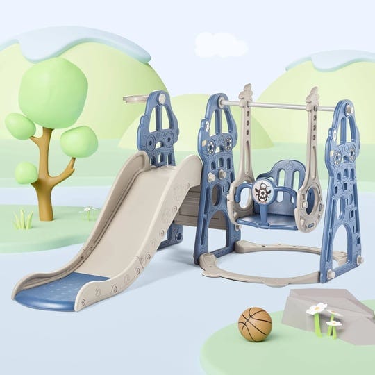 ealing-baby-4-in-1-play-set-includes-toddler-slide-swing-for-baby-baby-basketball-hoop-and-toddler-c-1