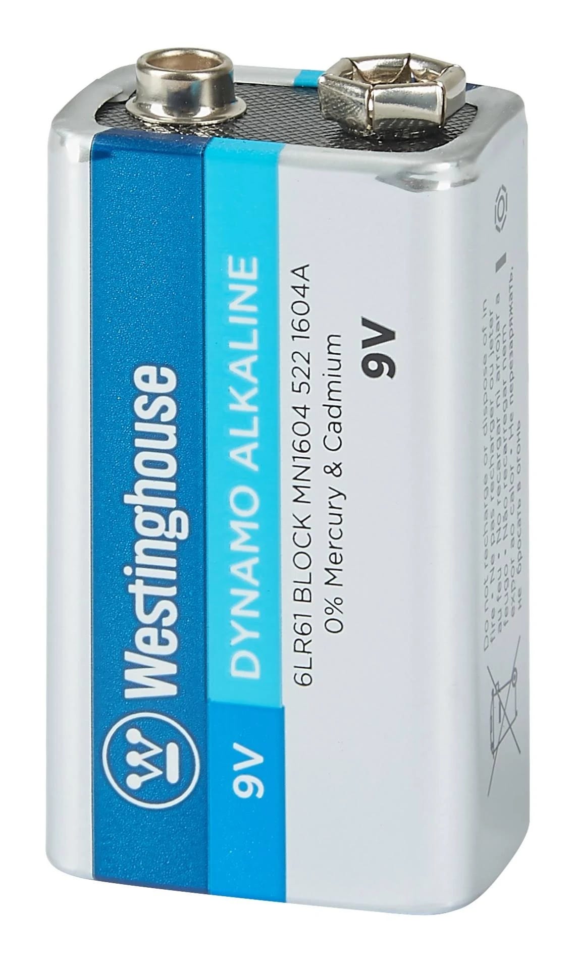 Westinghouse 9V Alkaline Battery | Image
