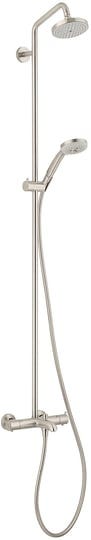 hansgrohe-27143821-brushed-nickel-showerpipe-tub-shower-croma-1