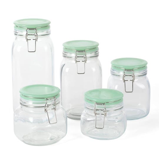 martha-stewart-5-piece-clear-glass-canister-set-1