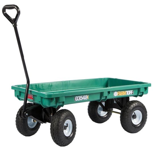 millside-poly-deck-garden-wagon-with-flat-free-tires-green-1