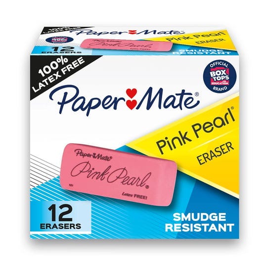 paper-mate-erasers-pink-pearl-large-erasers-12-count-1