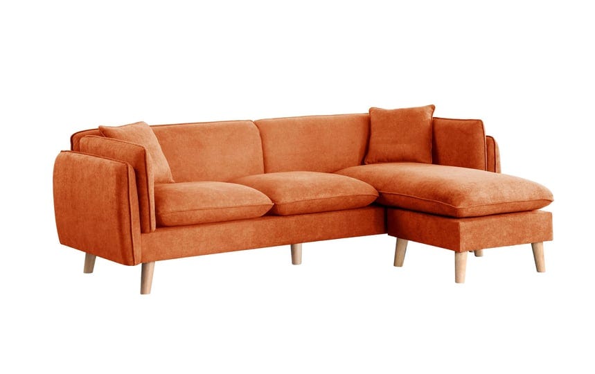 lilola-home-brayden-orange-fabric-sectional-sofa-chaise-89642-1