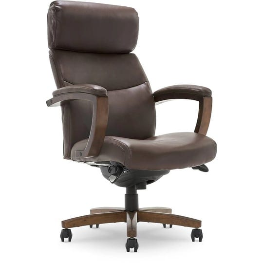 la-z-boy-greyson-modern-faux-leather-executive-chair-brown-1
