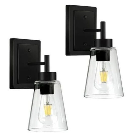 wall-sconces-set-of-two-matte-black-with-clear-glass-bathroom-vanity-light-fixtures-wall-lamp-lights-1