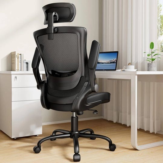 totnz-ergonomic-office-chair-with-mesh-back-and-leather-cushionlumbar-support-computer-chair-with-fl-1