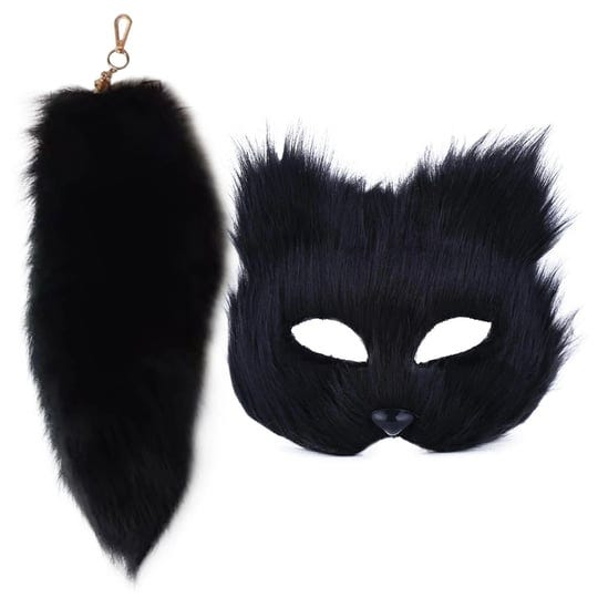 therian-mask-therian-set-tail-cat-mask-furry-mask-16-long-fox-tail-wolf-mask-keychain-half-face-masq-1