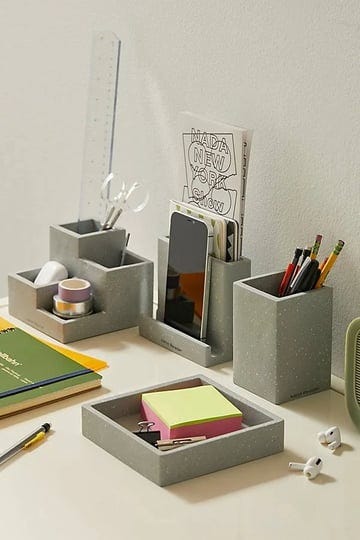 terrazzo-4-piece-desk-organizer-set-in-grey-at-urban-outfitters-1