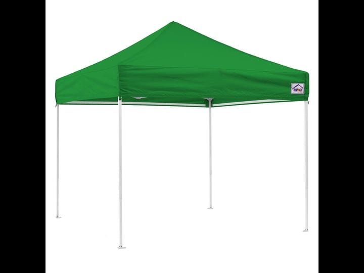 impact-canopy-10-x-10-ft-ez-pop-up-canopy-with-weight-bags-and-roller-bag-green-1