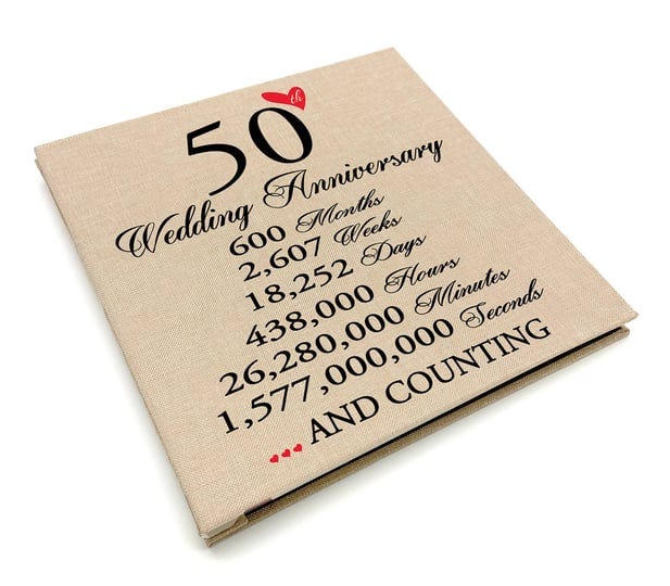 50th-anniversary-photo-album-gifts-for-parents-50-years-wedding-anniversary-golden-anniversary-decor-1