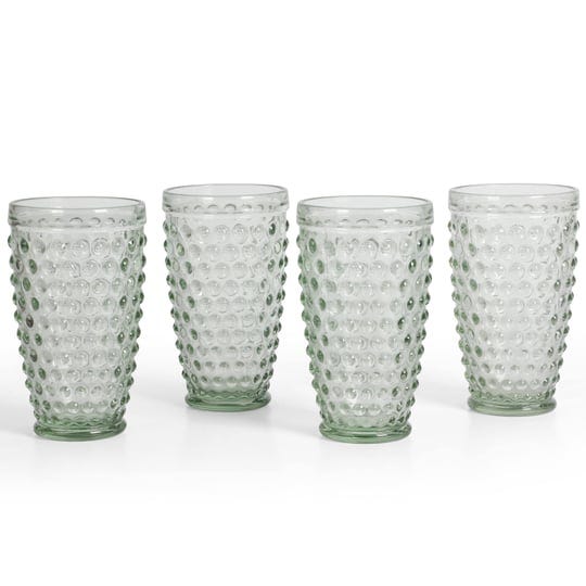 martha-stewart-chauncey-hobnail-handmade-tumbler-set-of-4-green-1