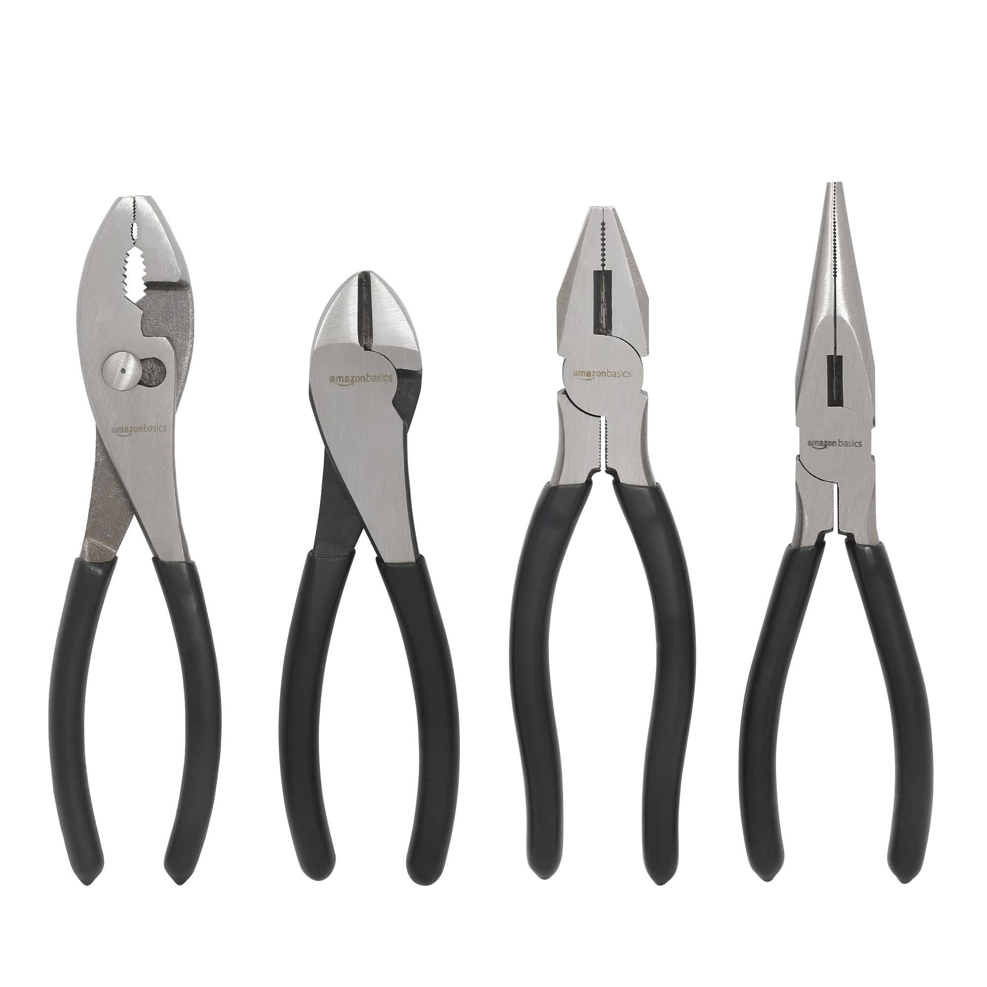 Amazon Basics 4-Piece Pliers Set | Image