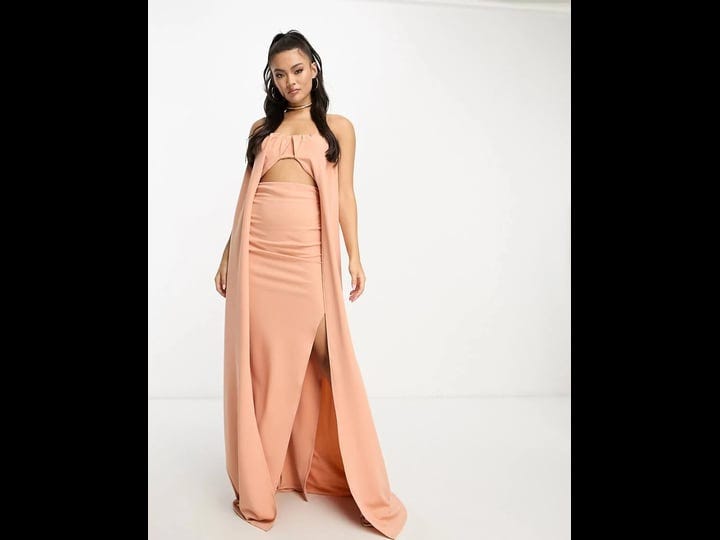 asos-design-strapless-cutout-gown-in-tan-at-nordstrom-size-10-us-1