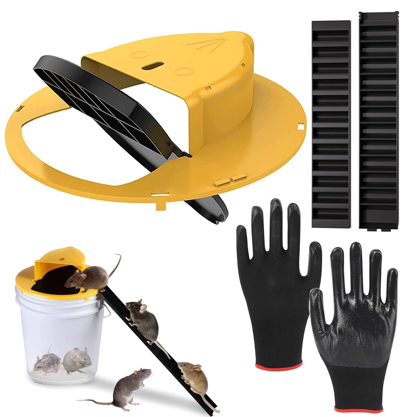 Multi-Scene Bucket Lid Mouse Trap: Humane Rodent Control Solution | Image