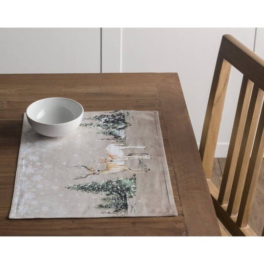 maison-d-hermine-deer-in-the-woods-100-cotton-set-of-4-placemats-for-dining-table-kitchen-wedding-ev-1