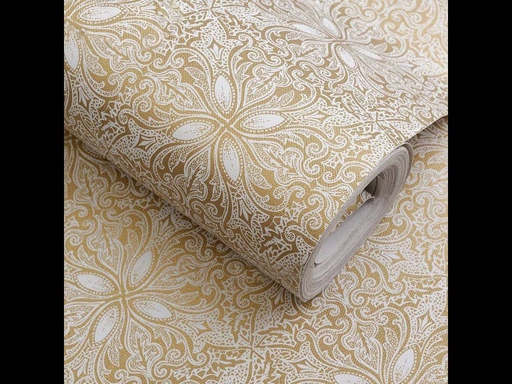 walldecor1-self-adhesive-vintage-gold-floral-wallpaper-shelf-liner-dresser-drawers-cabinet-sticker-1-1