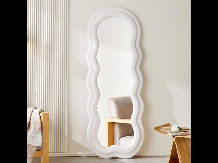organnice-24-in-w-x-63-in-h-irregular-wave-shaped-flannelette-wood-framed-full-length-mirror-white-1