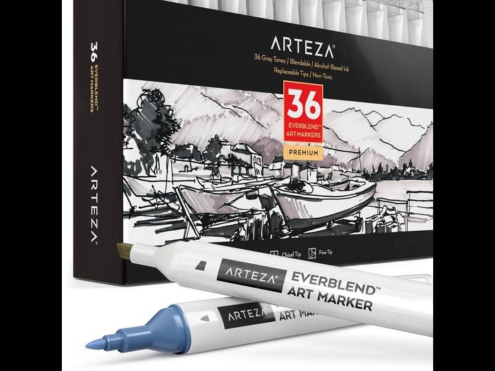 arteza-everblend-dual-tipped-art-markers-art-supply-set-gray-tones-36-piece-1