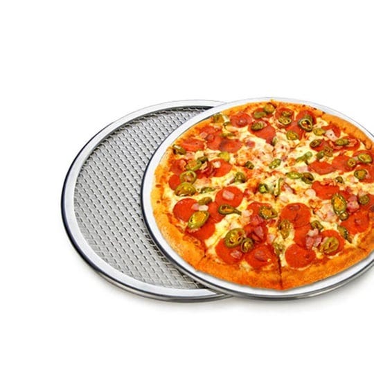 hglukgo-pizza-pan-of-2-piece-seamless-rim-aluminium-pizza-mesh-pizza-screen-baking-tray-pizza-making-1