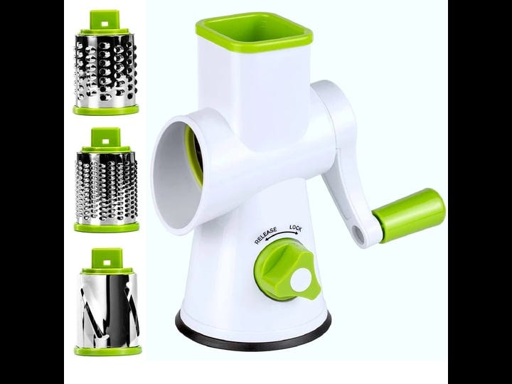 igooo-rotary-cheese-grater-round-vegetable-mandoline-slicer-with-3-drum-stainless-steel-blades-dishw-1