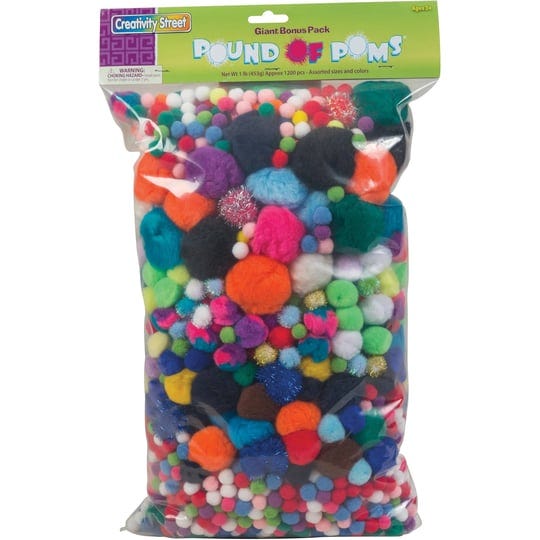 creativity-street-pound-of-poms-giant-bonus-pack-assorted-colors-1-lb-packet-1