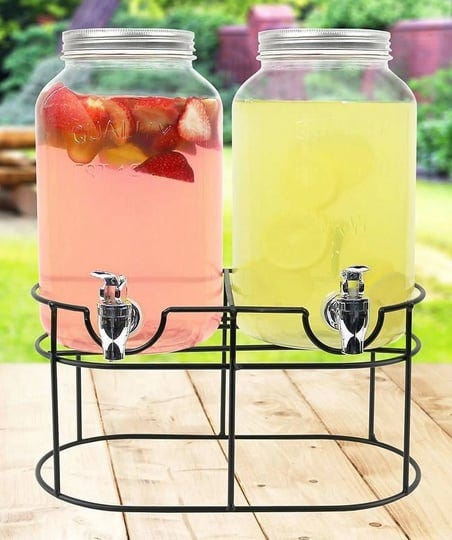 estilo-1-gallon-glass-mason-jar-double-beverage-drink-dispenser-on-metal-stand-1