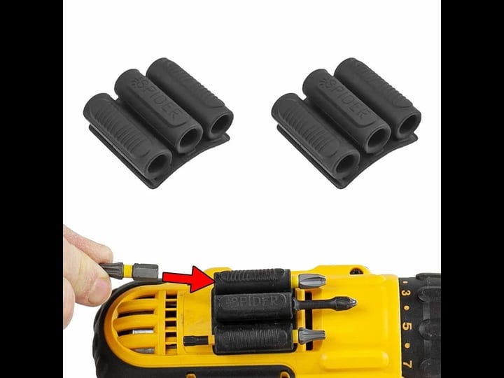 spider-tool-holster-bitgripper-v2-organize-and-carry-drill-bits-on-your-drill-two-pack-1