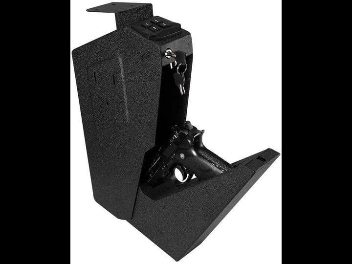 rpnb-mounted-firearm-gun-safe-with-auto-open-lid-4-digit-pin-keypad-lock-handgun-safe-1