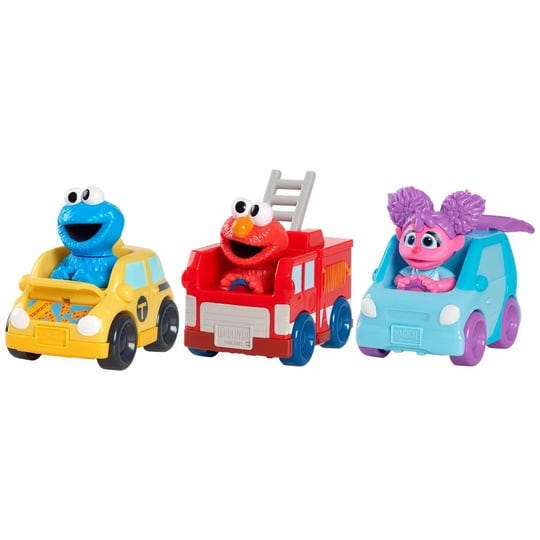 sesame-street-twist-and-pop-wheelies-3-pack-preschool-toy-vehicles-officially-licensed-kids-toys-for-1