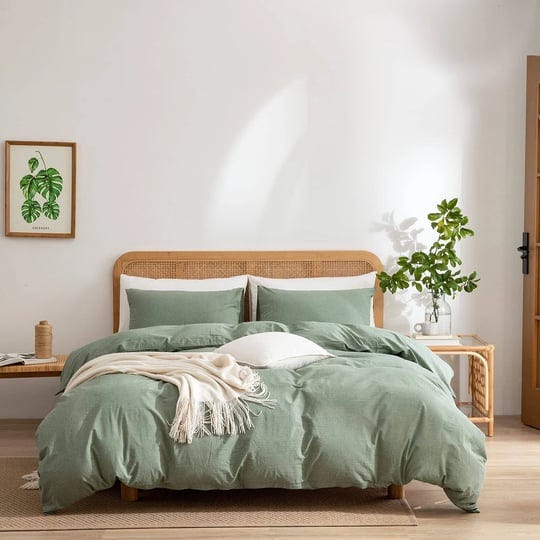 jane-yre-green-duvet-cover-king-100-washed-cotton-linen-like-textured-3-pieces-bedding-set-solid-col-1