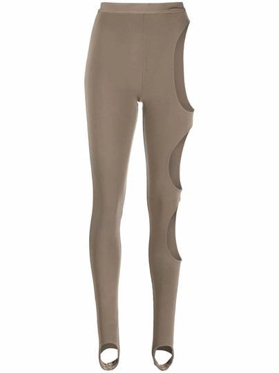 laquan-smith-cut-out-detail-stirrup-leggings-green-1