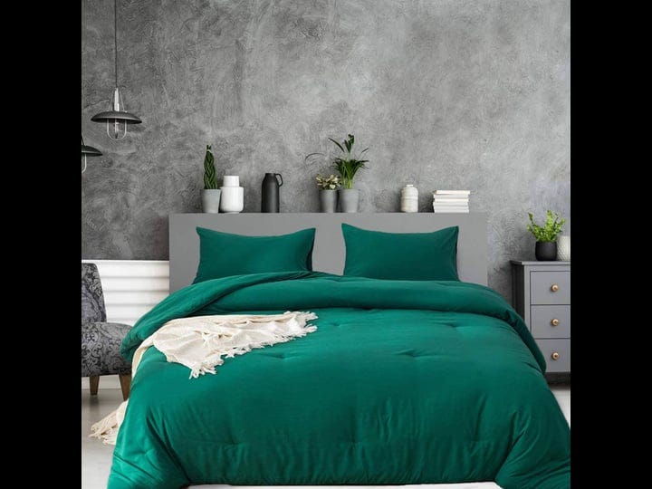 houseri-emerald-green-comforter-set-queen-dark-green-comforter-bedding-sets-queen-men-forest-green-b-1