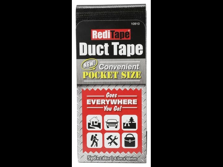 reditape-1-88-in-w-x-5-yd-l-black-solid-pocket-size-duct-tape-1