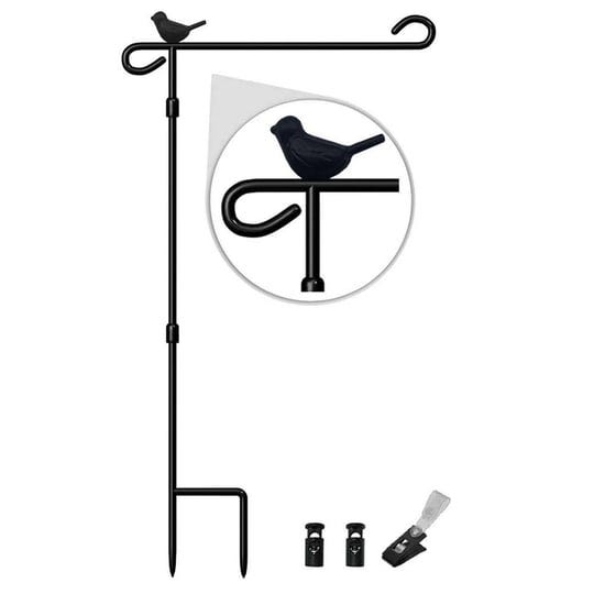 orizzp-garden-flag-holder-stand-premium-garden-flag-pole-stand-metal-anti-rust-weather-proof-with-on-1