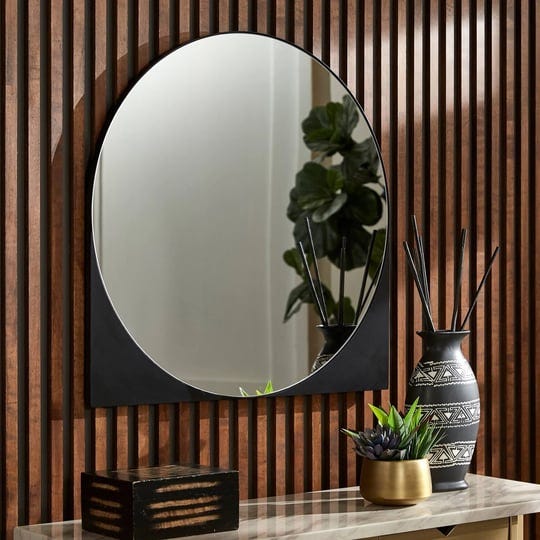 vittoria-metal-circle-wall-mirror-by-inspire-q-bold-black-1