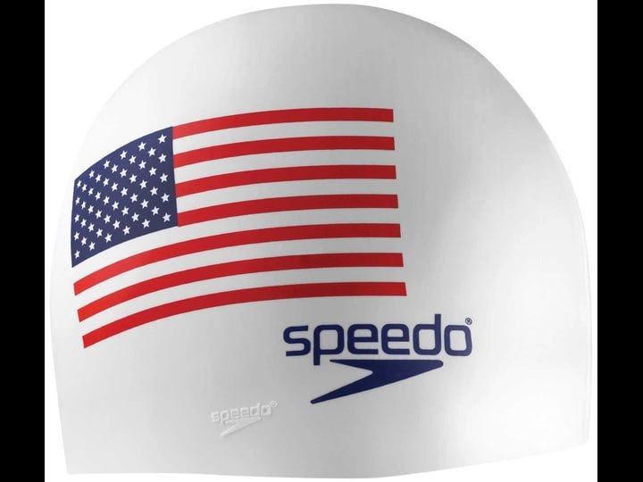 speedo-performance-swimming-usa-flag-dome-swim-cap-one-size-stretch-fit-adult-unisex-white-1