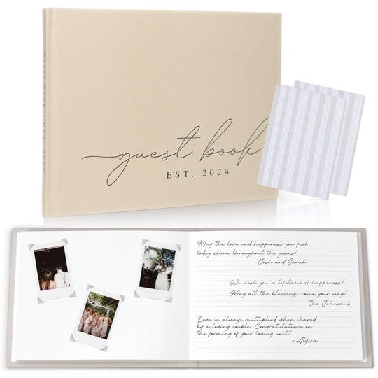 wedding-guest-book-with-personalized-2024-year-linen-photo-guestbook-to-sign-at-reception-party-incl-1