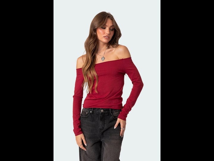 edikted-baldwin-off-shoulder-top-dark-red-x-large-1