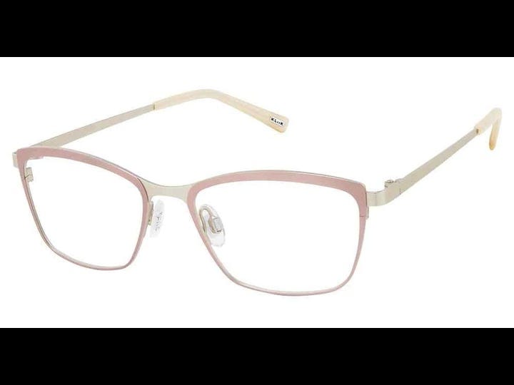 kliik-denmark-k-662-eyeglasses-m117-blush-silver-1