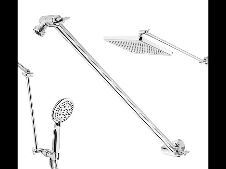 flowby-16-extra-long-adjustable-solid-brass-chromed-shower-head-extension-arm-with-setting-screw-and-1