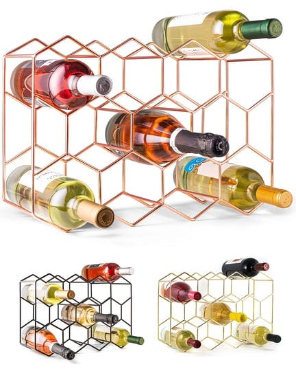 gusto-nostro-countertop-wine-rack-14-bottle-freestanding-modern-metal-wine-rack-3-tier-tabletop-wine-1